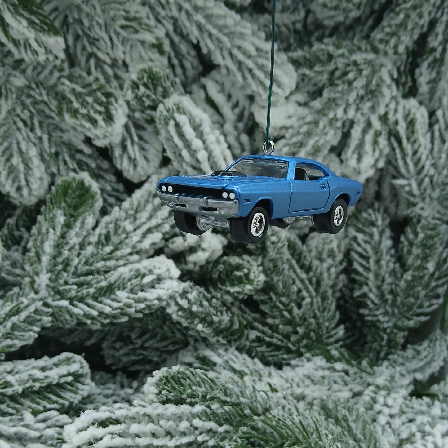 Dodge 1970 Challenger Ornament Christmas Gift Idea Xmas Tree Decoration Mopar Blue