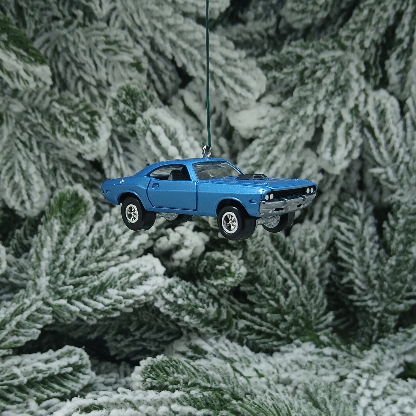 Dodge 1970 Challenger Ornament Christmas Gift Idea Xmas Tree Decoration Mopar Blue