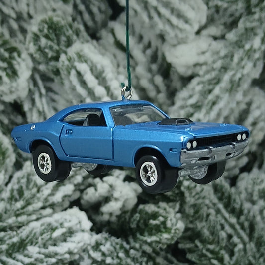 Dodge 1970 Challenger Ornament Christmas Gift Idea Xmas Tree Decoration Mopar Blue