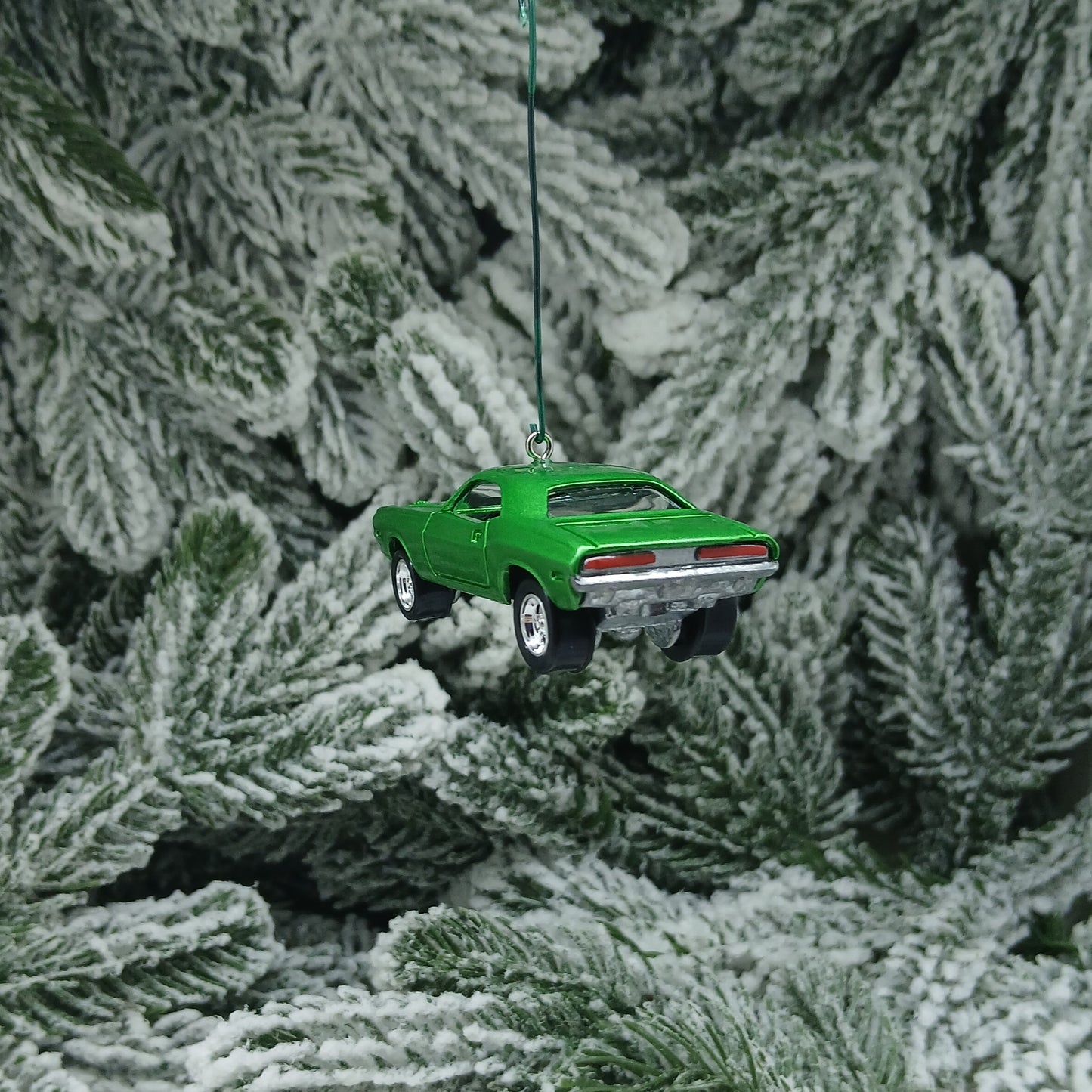Dodge 1970 Challenger Ornament Christmas Gift Idea Xmas Tree Decoration Mopar Green