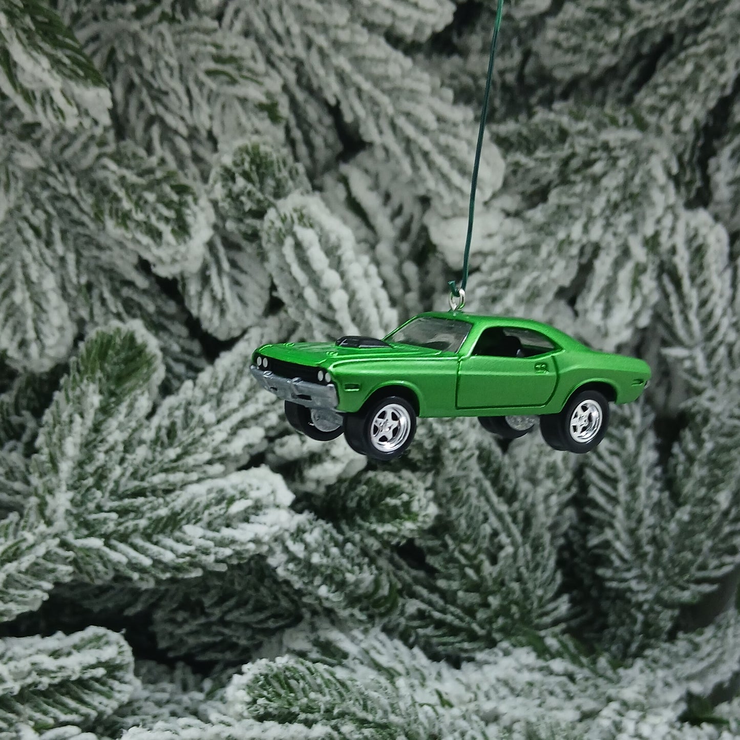 Dodge 1970 Challenger Ornament Christmas Gift Idea Xmas Tree Decoration Mopar Green