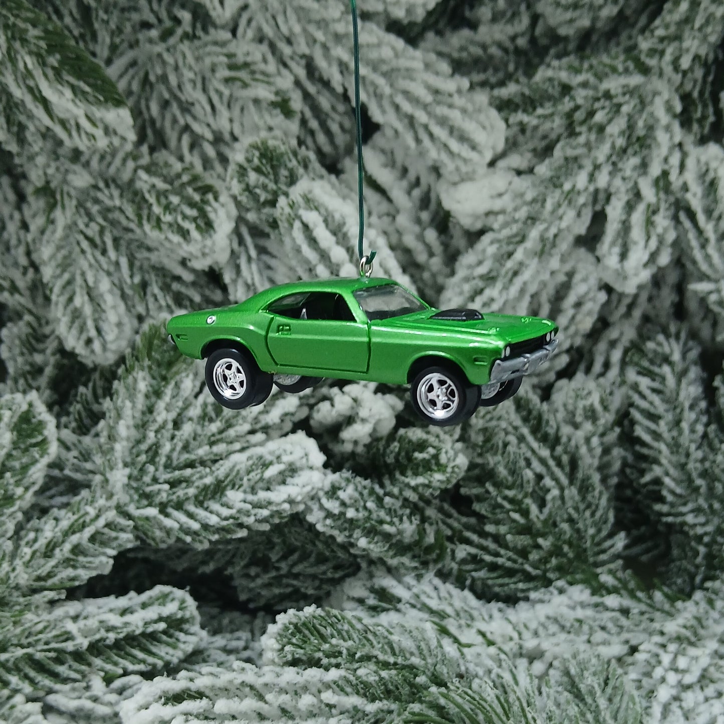 Dodge 1970 Challenger Ornament Christmas Gift Idea Xmas Tree Decoration Mopar Green