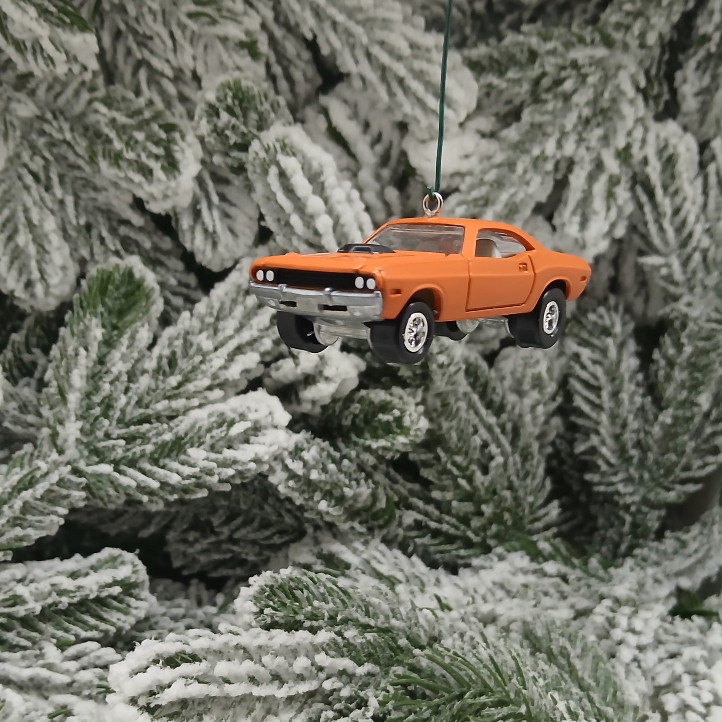 Dodge 1970 Challenger Ornament Christmas Gift Idea Xmas Tree Decoration Mopar Orange