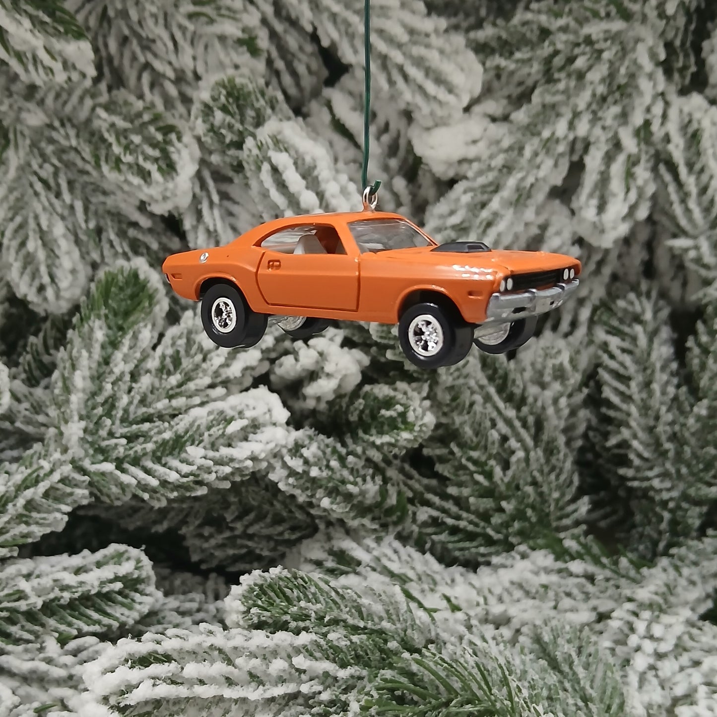 Dodge 1970 Challenger Ornament Christmas Gift Idea Xmas Tree Decoration Mopar Orange