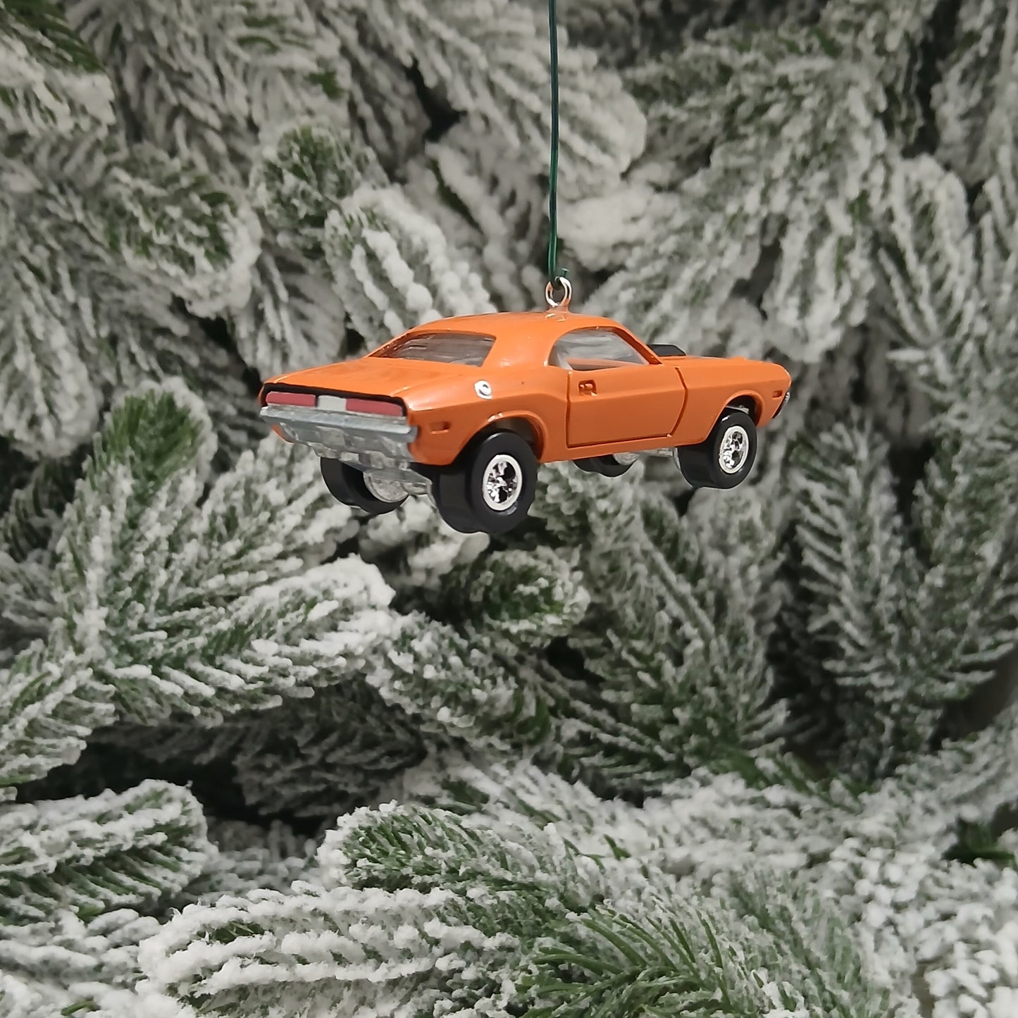 Dodge 1970 Challenger Ornament Christmas Gift Idea Xmas Tree Decoration Mopar Orange