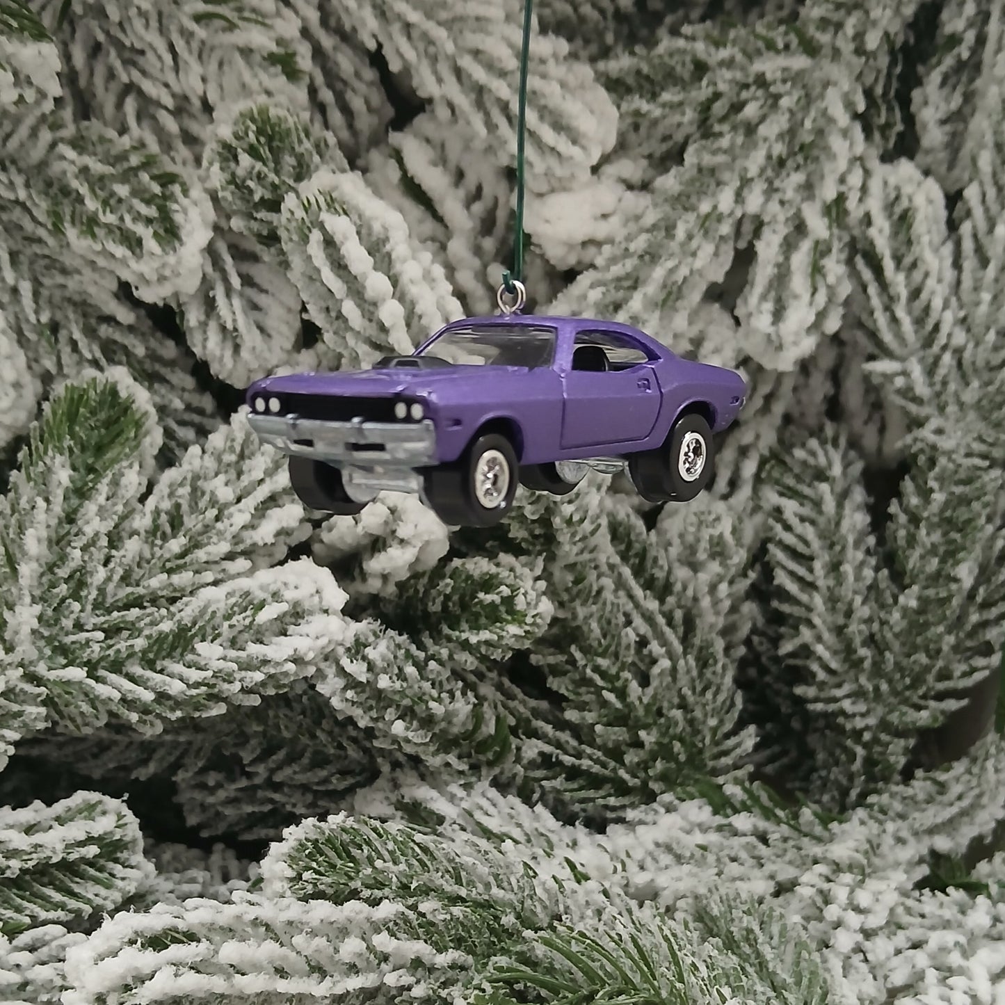 Dodge 1970 Challenger Ornament Christmas Gift Idea Xmas Tree Decoration Mopar Purple