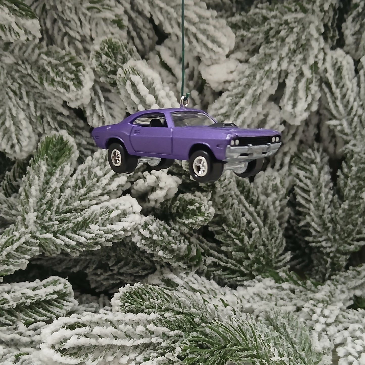 Dodge 1970 Challenger Ornament Christmas Gift Idea Xmas Tree Decoration Mopar Purple