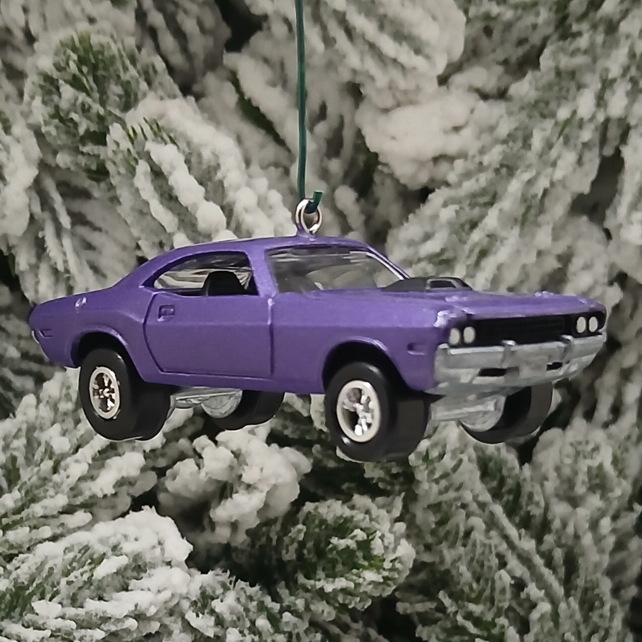 Dodge 1970 Challenger Ornament Christmas Gift Idea Xmas Tree Decoration Mopar Purple