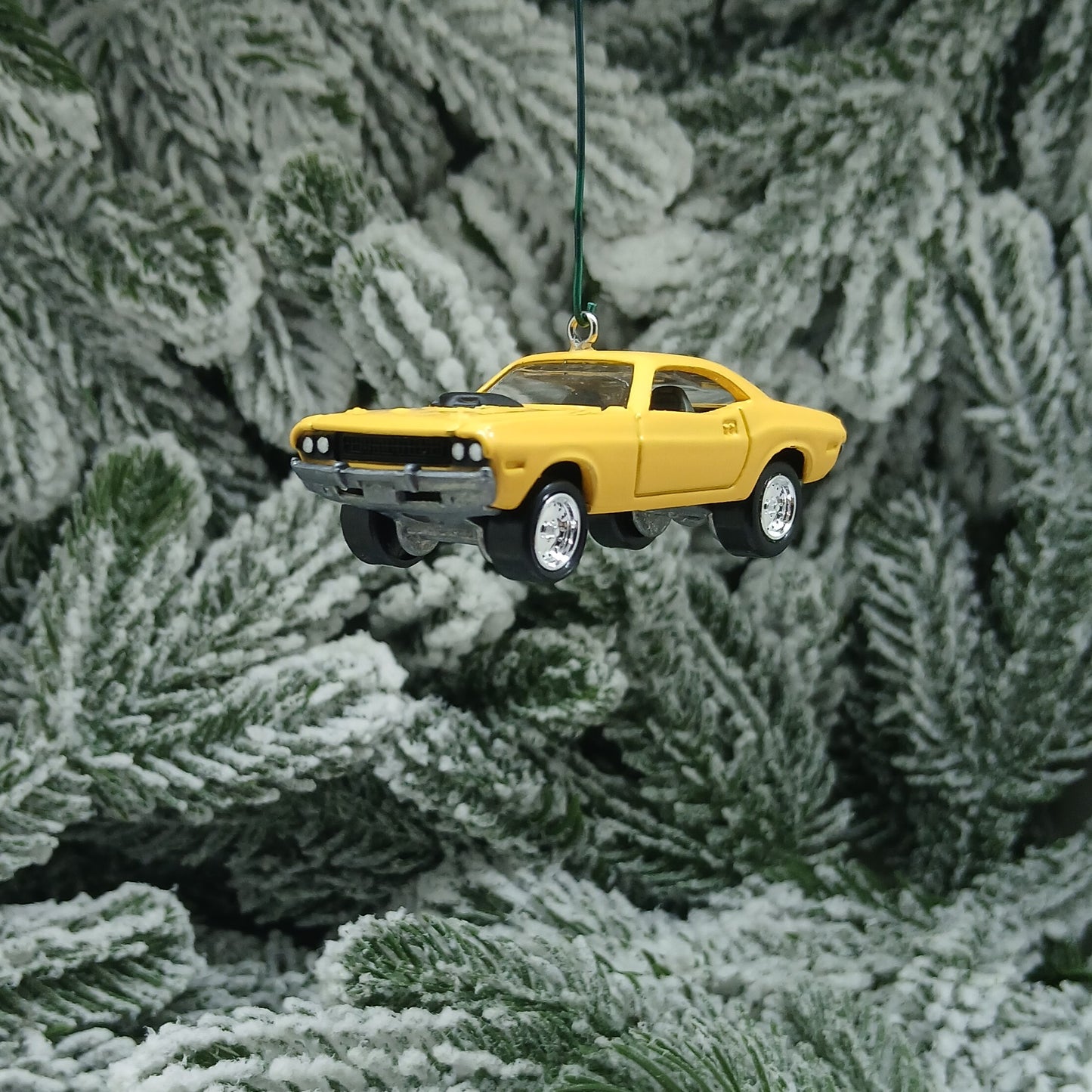 Dodge 1970 Challenger Ornament Christmas Gift Idea Xmas Tree Decoration Mopar Yellow