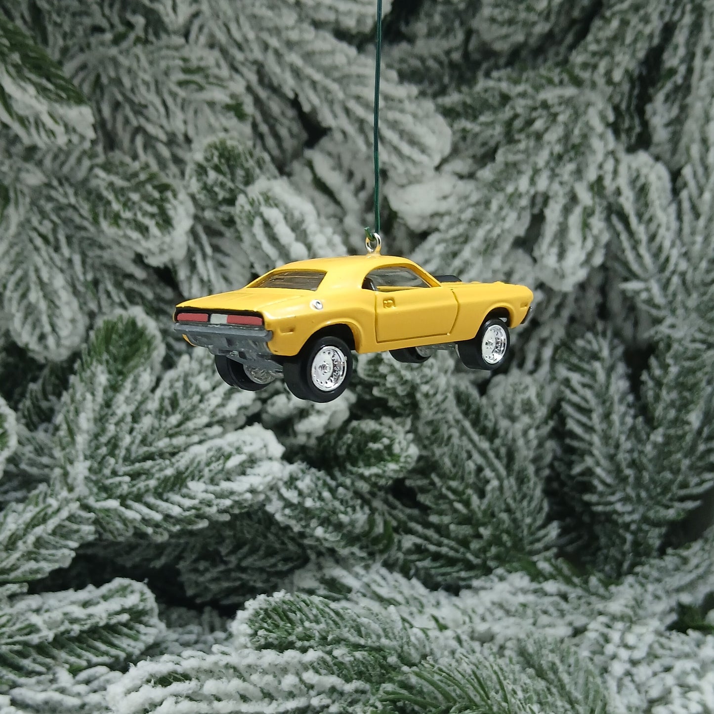 Dodge 1970 Challenger Ornament Christmas Gift Idea Xmas Tree Decoration Mopar Yellow