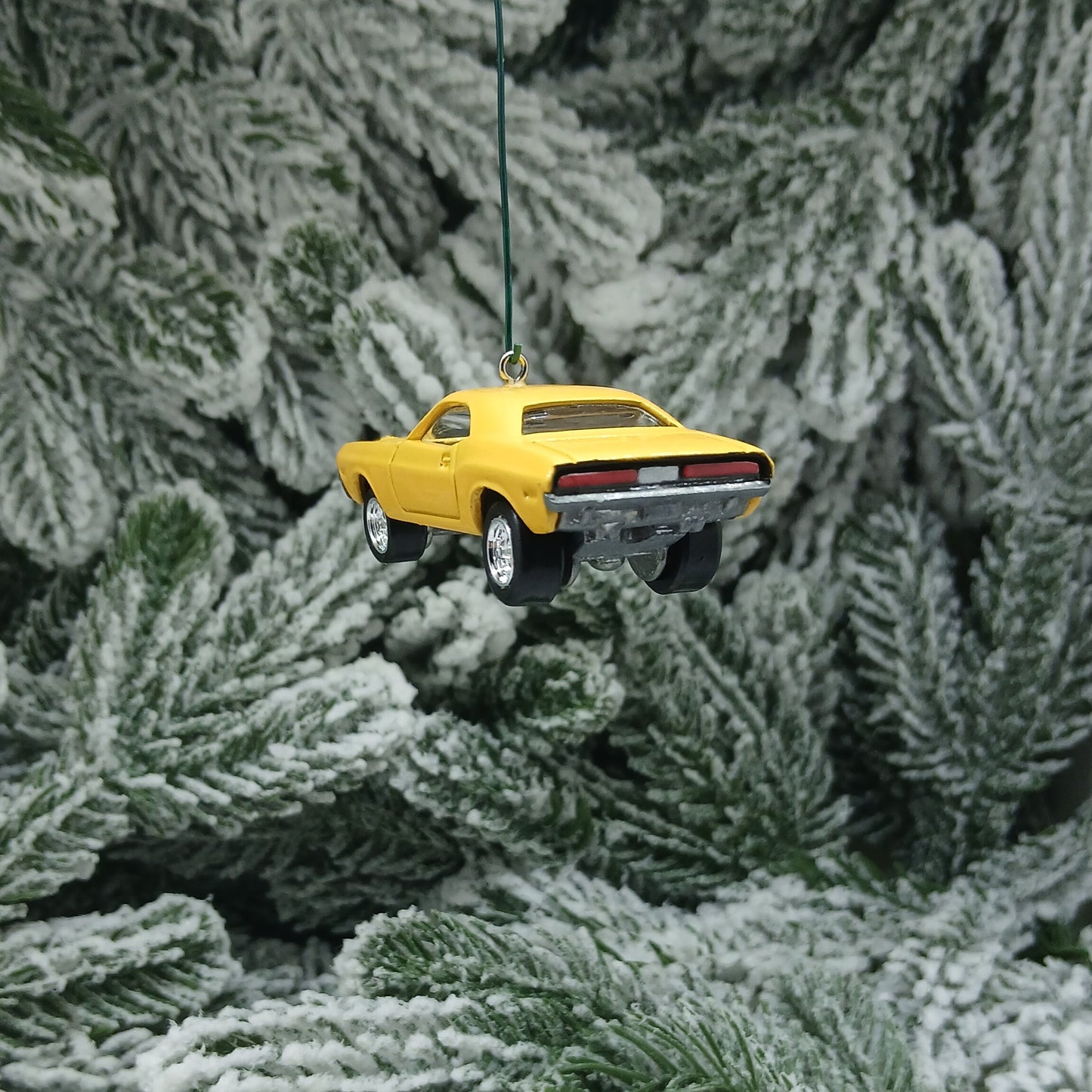 Dodge 1970 Challenger Ornament Christmas Gift Idea Xmas Tree Decoration Mopar Yellow