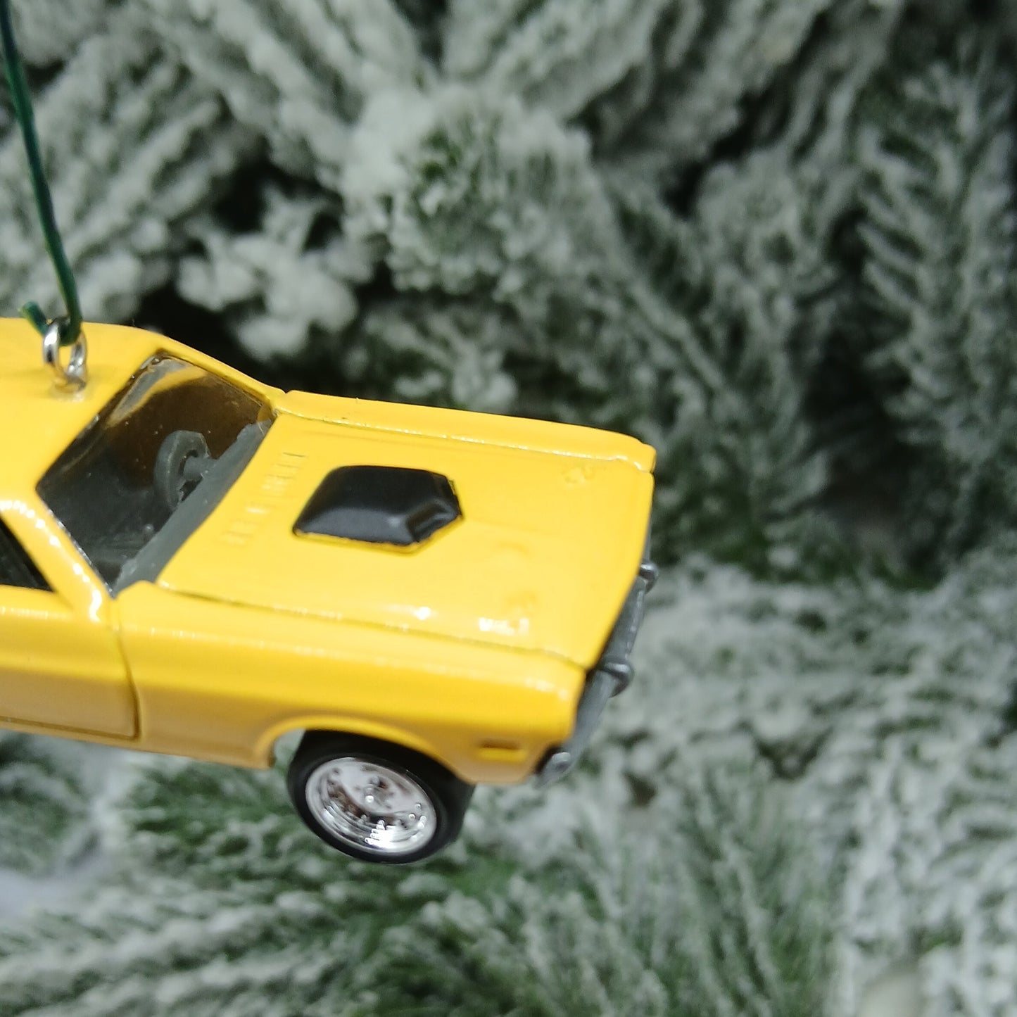 Dodge 1970 Challenger Ornament Christmas Gift Idea Xmas Tree Decoration Mopar Yellow