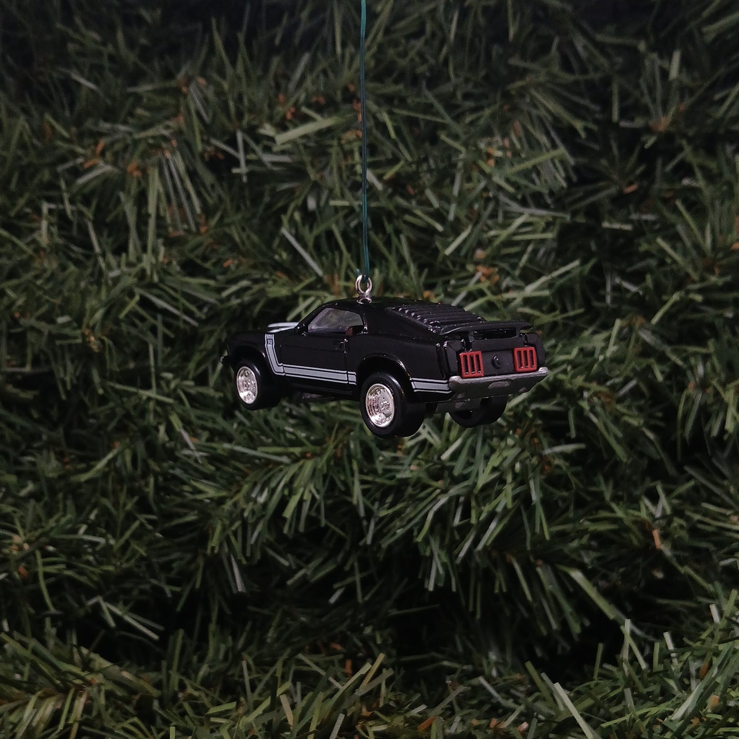 Ford 1970 Mustang Ornament Christmas Gift Boss 302 Xmas Tree Decoration Black