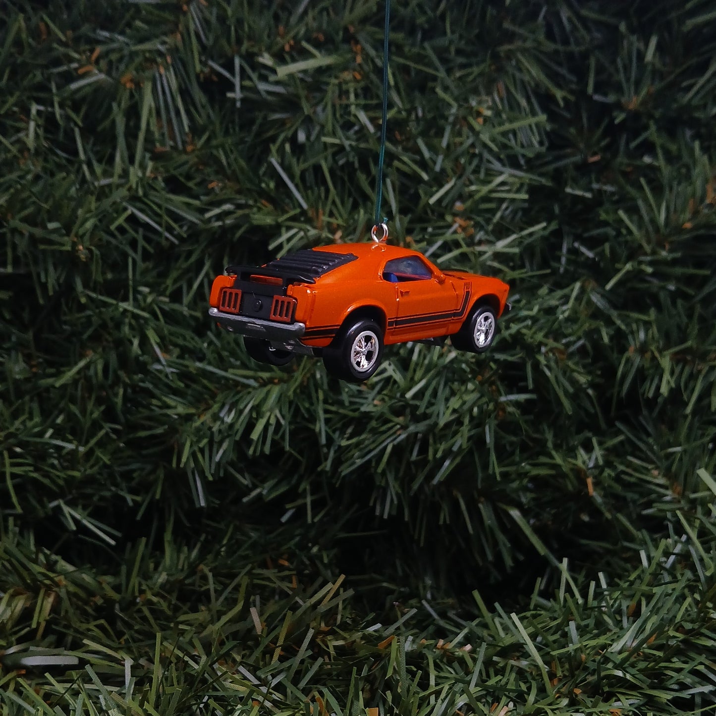 Ford Mustang Ornament 1970 Boss 302 Christmas Tree Decoration Unique Gift idea Orange