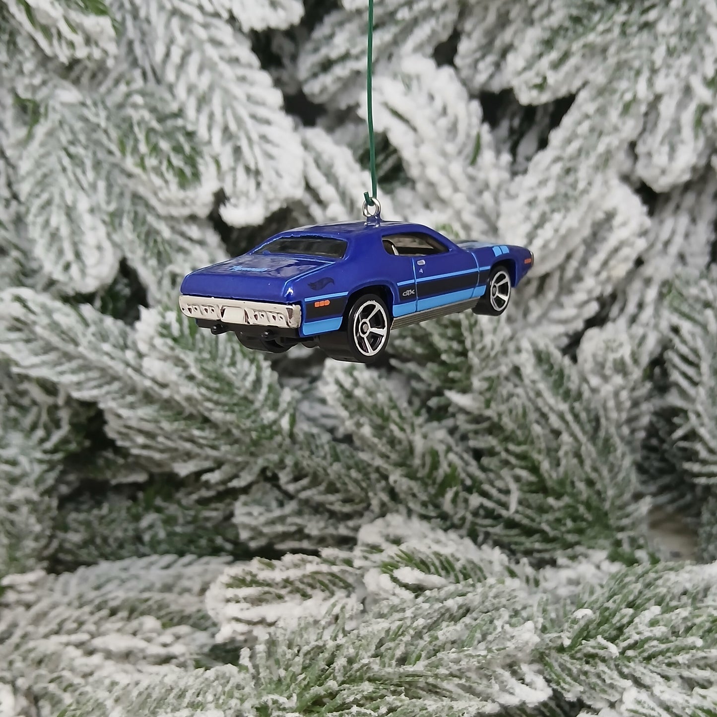 1971 Plymouth GTX Ornament Mopar Christmas Tree Decoration Gift Idea Blue