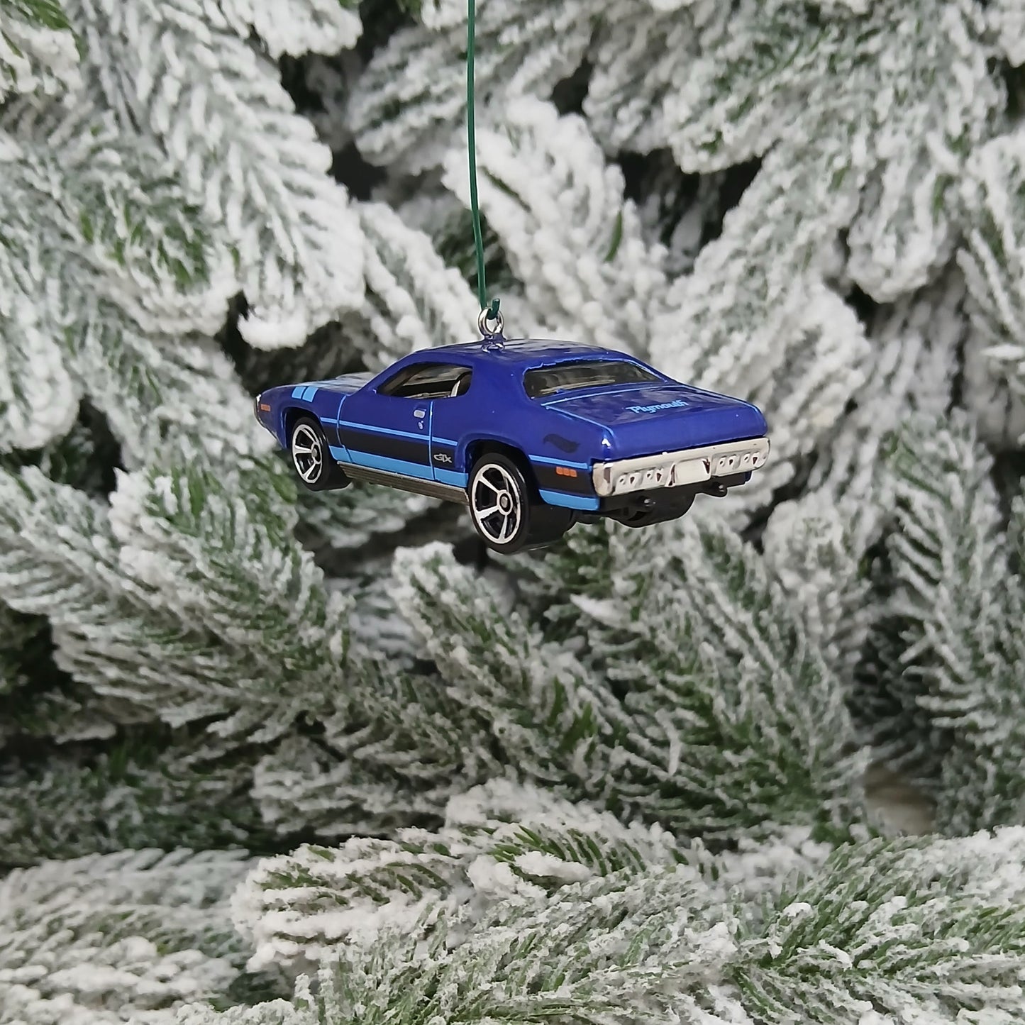 1971 Plymouth GTX Ornament Mopar Christmas Tree Decoration Gift Idea Blue