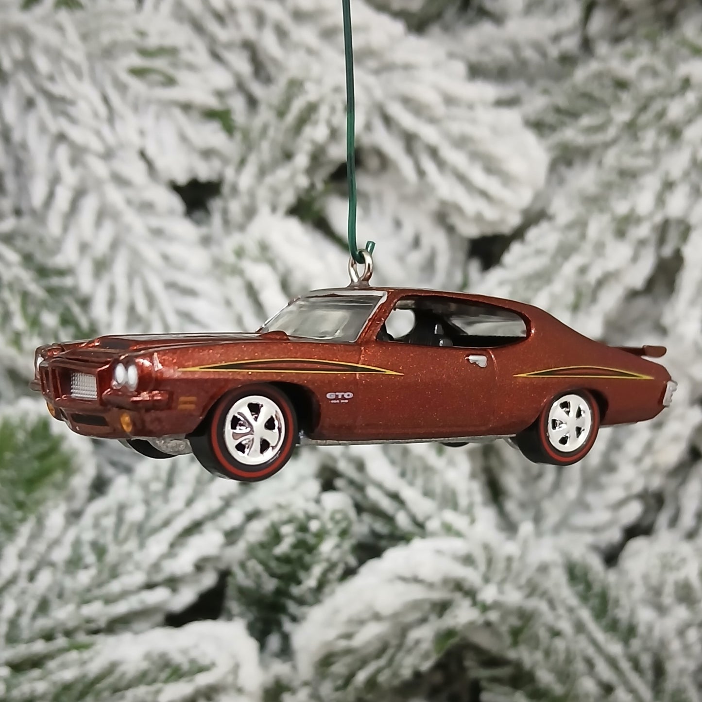 PONTIAC GTO 1971 Ornament Christmas Tree Decoration Unique Gift 455 H.O. Copper/Brown