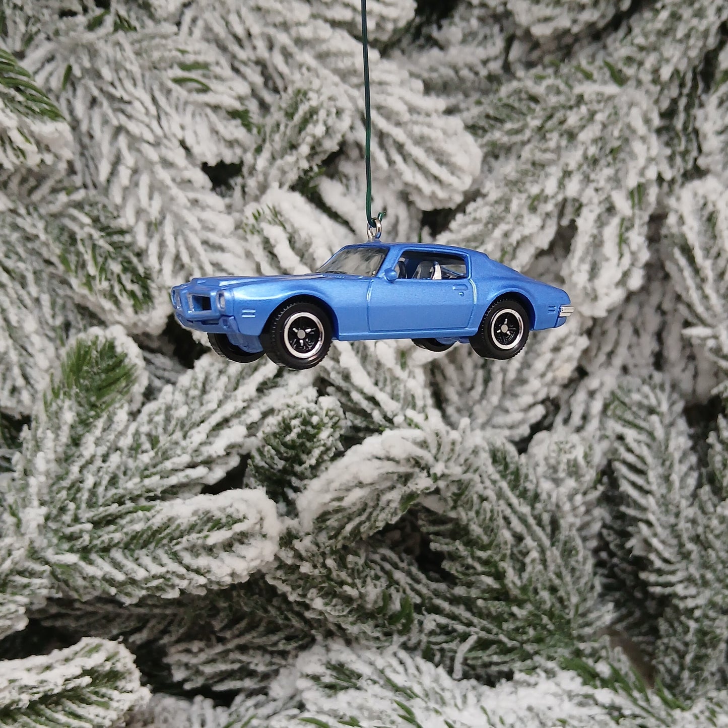 Pontiac Firebird Ornament 1971 Formula Christmas Tree Decoration Unique Xmas Gift Blue