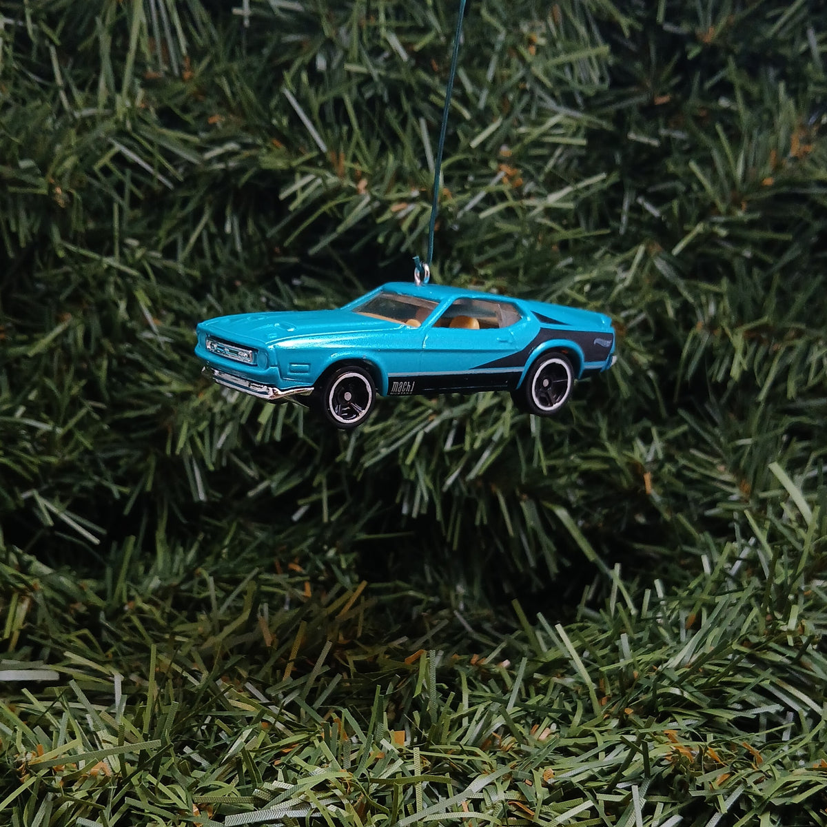 Ford Mustang Ornament 1971 Mach 1 Christmas Gift Idea Unique Car Xmas Tree Decoration