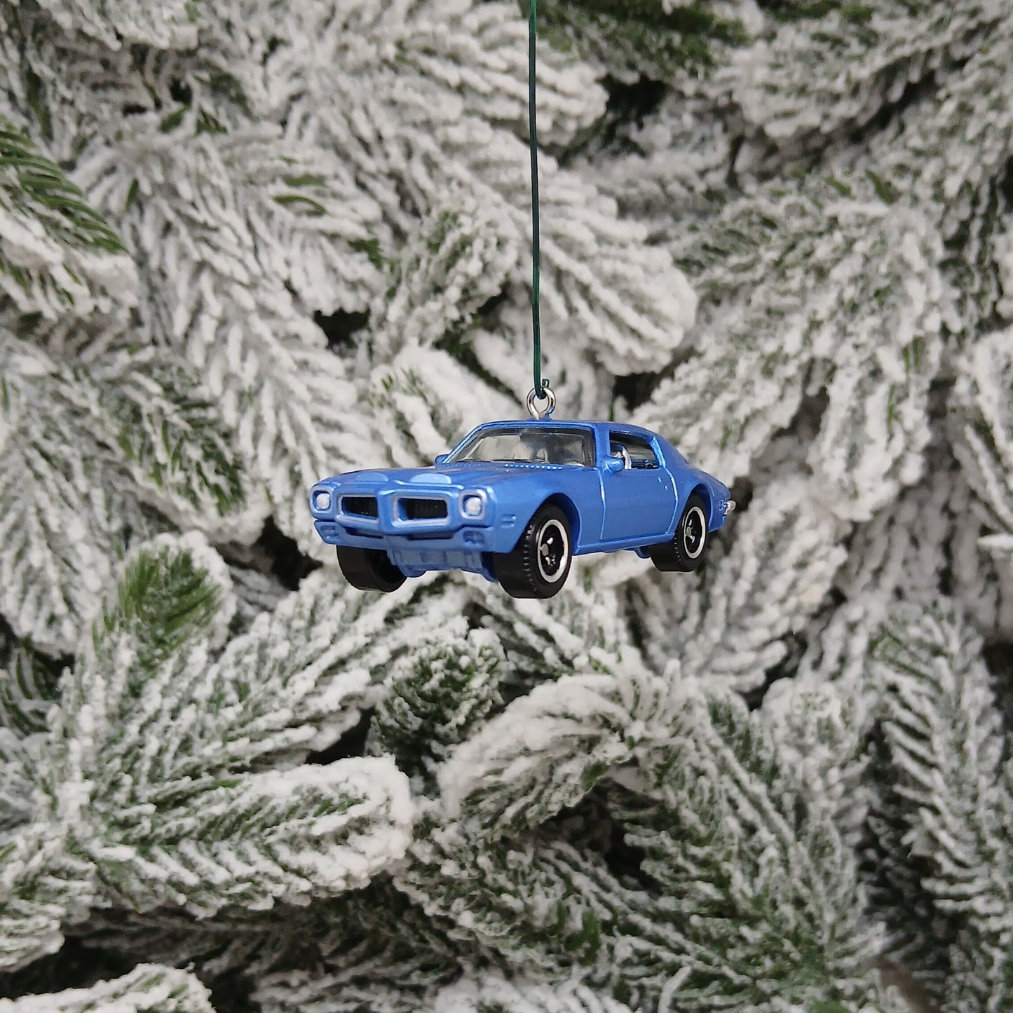Pontiac Firebird Ornament 1971 Formula Christmas Tree Decoration Unique Xmas Gift Blue