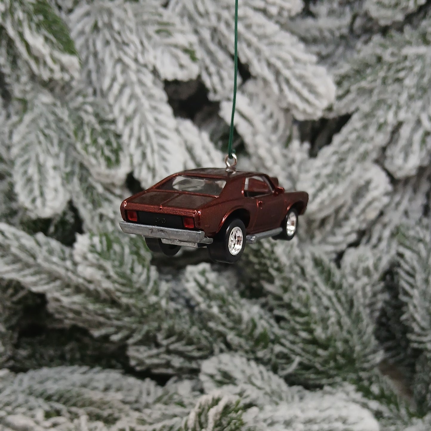 Chevy Nova Ornament 1972 Chevrolet Christmas Tree Decoration Gift Idea Hood Opens