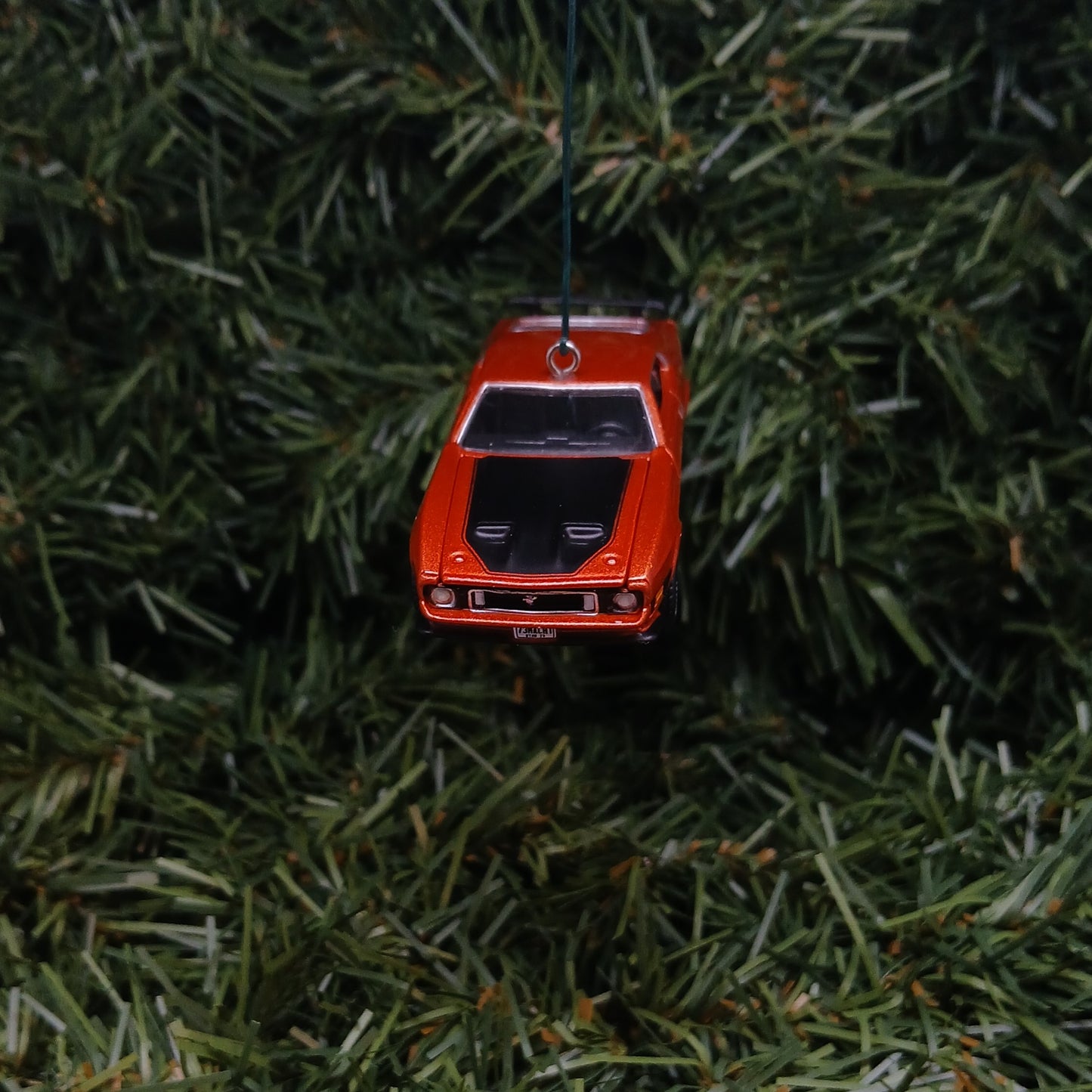Ford 1973 Mustang Mach 1 Ornament Christmas Gift Xmas Tree Decoration Medium Copper Poly