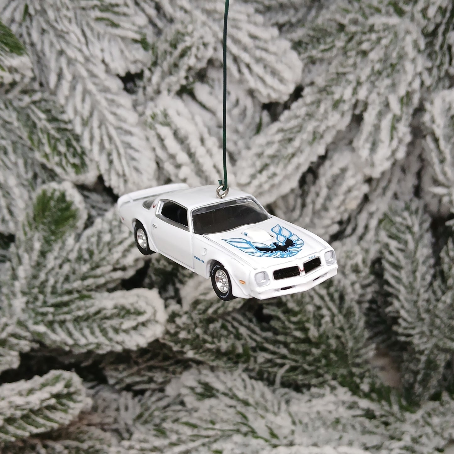 Pontiac 1976 Firebird Trans Am Ornament Christmas Tree Decoration Unique Gift White