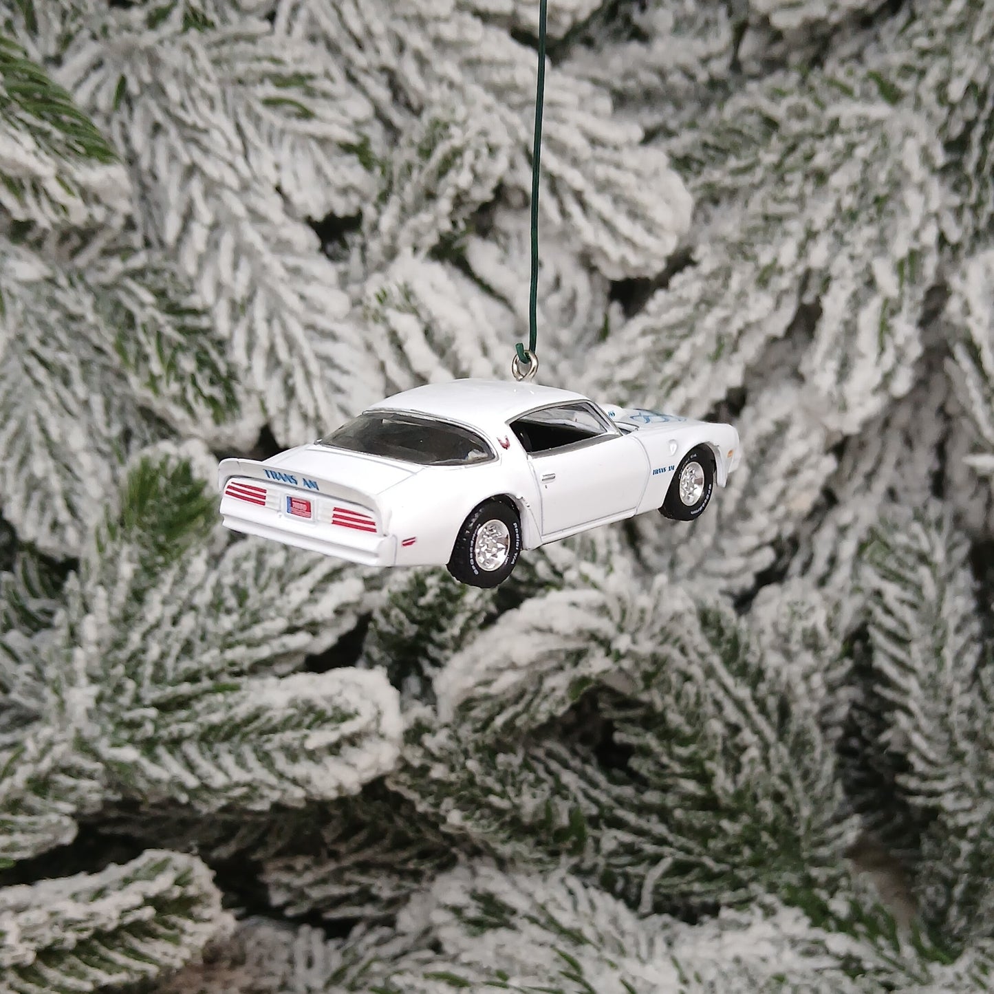 Pontiac 1976 Firebird Trans Am Ornament Christmas Tree Decoration Unique Gift White