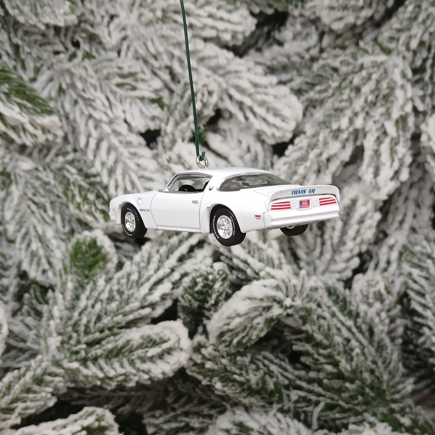 Pontiac 1976 Firebird Trans Am Ornament Christmas Tree Decoration Unique Gift White