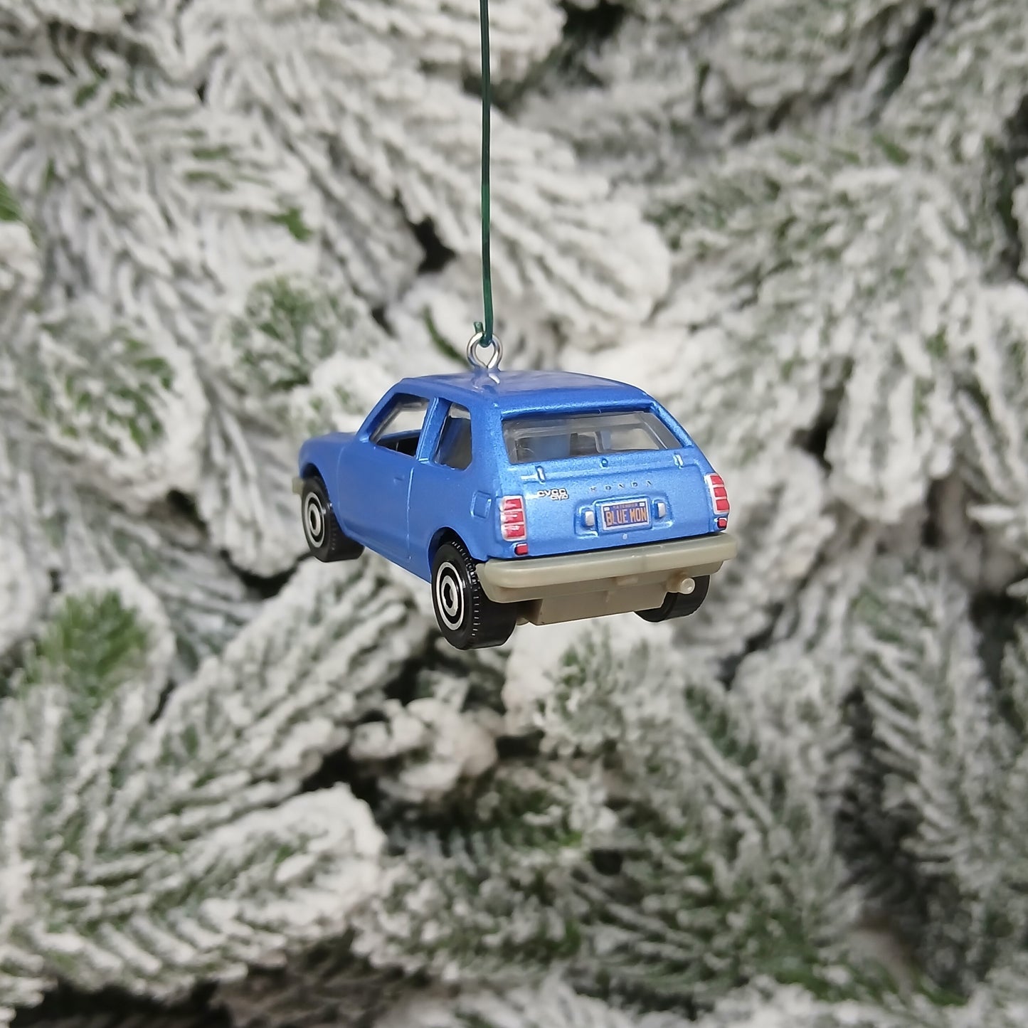 Honda Civic Ornament 1976 CVCC Christmas Gift Idea 1973-1979 Red Blue