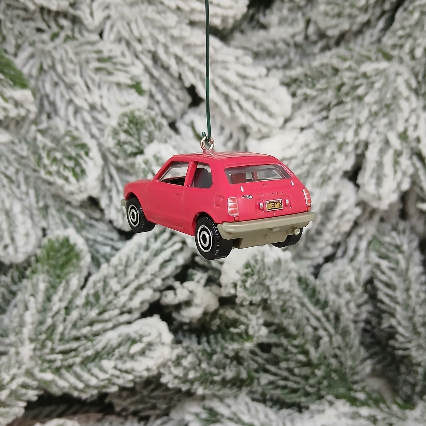 Honda Civic Ornament 1976 CVCC Christmas Gift Idea 1973-1979 Red Blue
