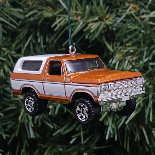 FORD 1978 BRONCO Christmas Ornament Unique Gift Idea 4X4 SUV Xmas Tree Decoration 2.5 inch 1979