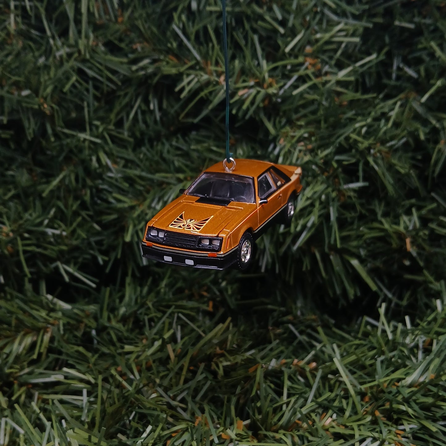 Ford 1980 Mustang Cobra Ornament Christmas Gift Xmas Tree Decoration Dark Chamois