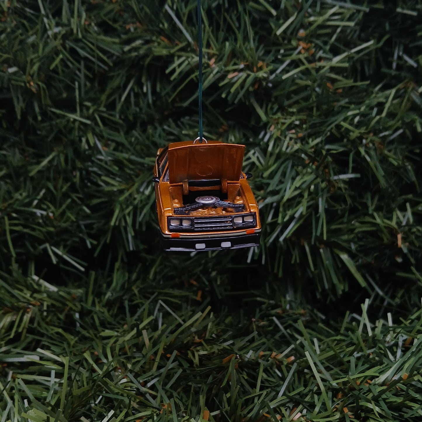 Ford 1980 Mustang Cobra Ornament Christmas Gift Xmas Tree Decoration Dark Chamois