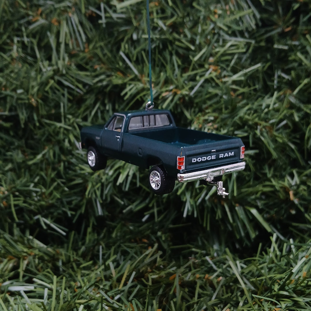 Dodge 1982 Ram Ornament W250 Power Wagon Christmas Gift Xmas Tree Decoration Green