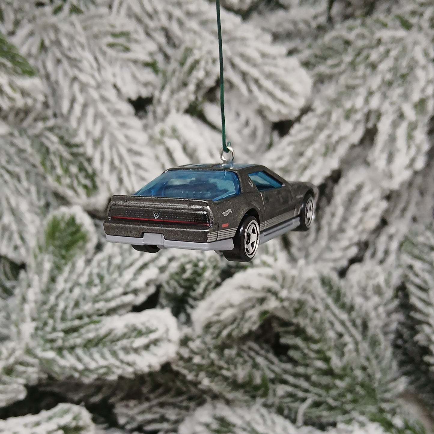Pontiac 1984 Firebird Ornament Christmas Gift Xmas Tree Decoration Gray Grey