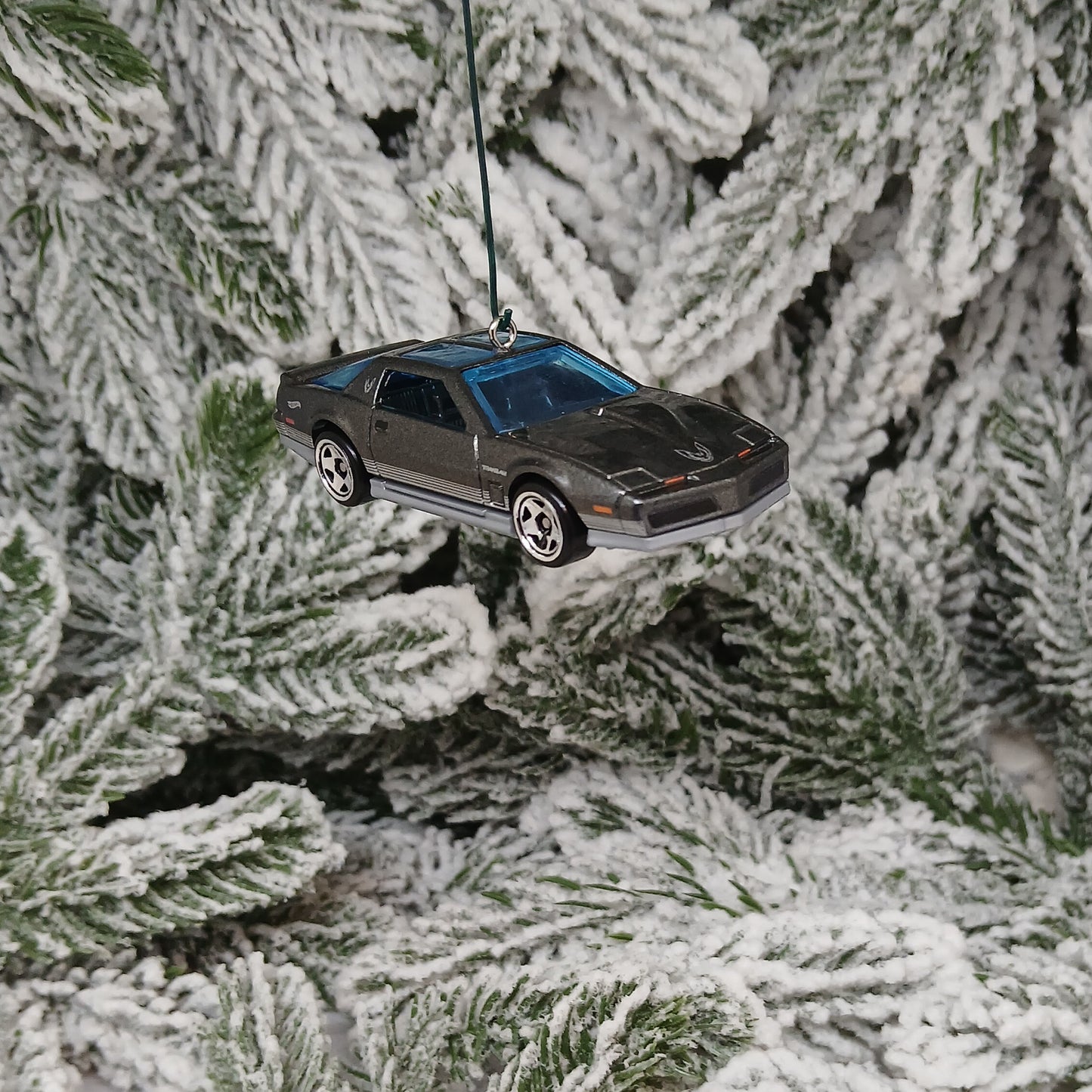 Pontiac 1984 Firebird Ornament Christmas Gift Xmas Tree Decoration Gray Grey