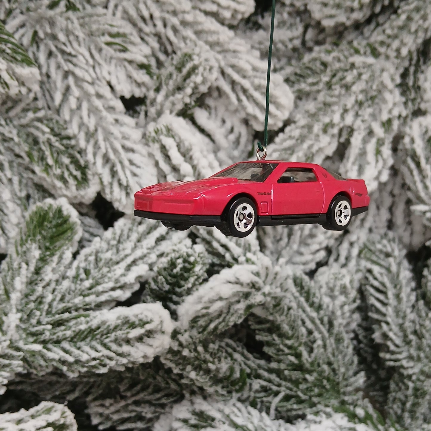 Pontiac 1984 Firebird Trans Am Ornament Christmas Gift Xmas Tree Decoration Red