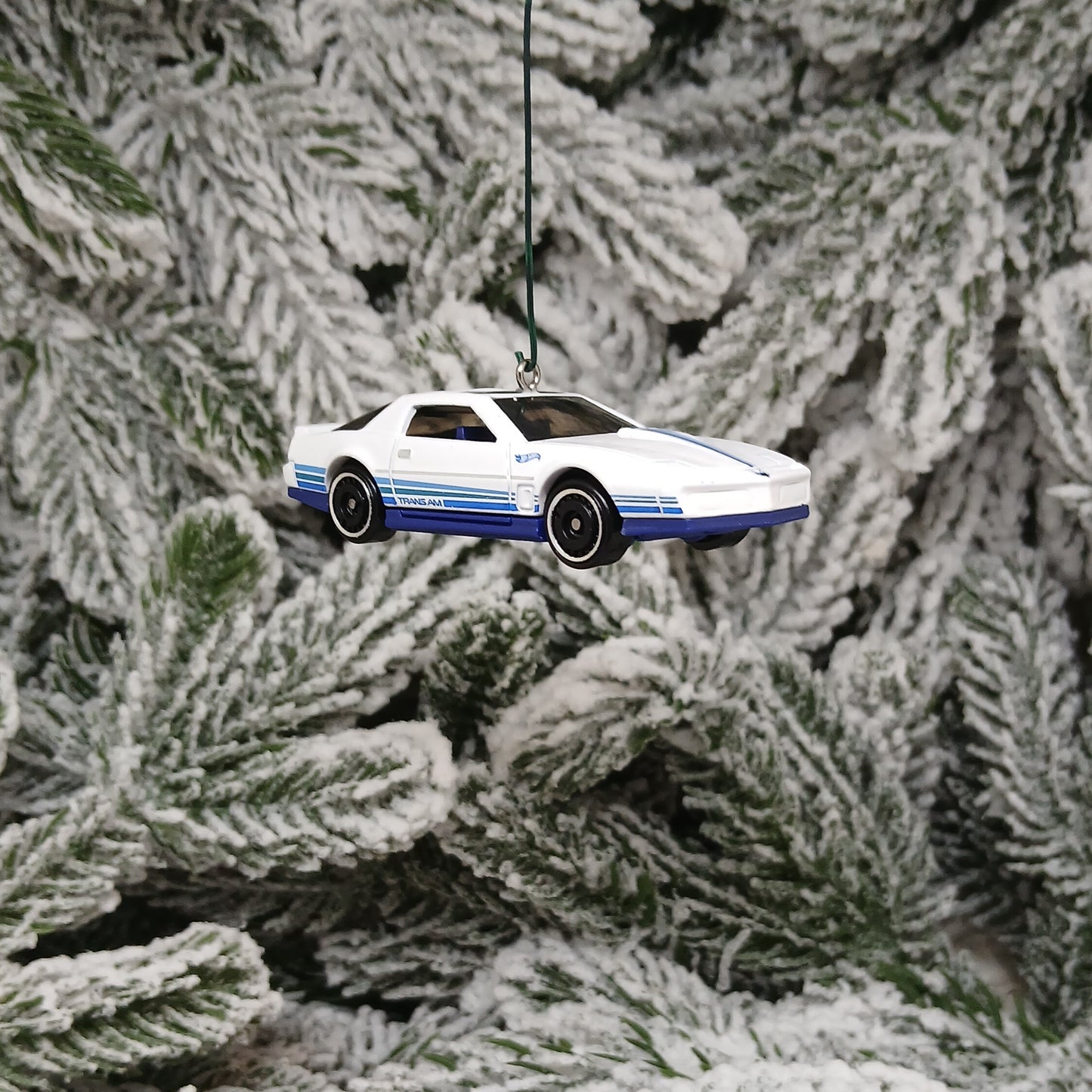 Pontiac Firebird Trans Am 1984 ornament Christmas tree decoration unique automotive xmas gift idea white