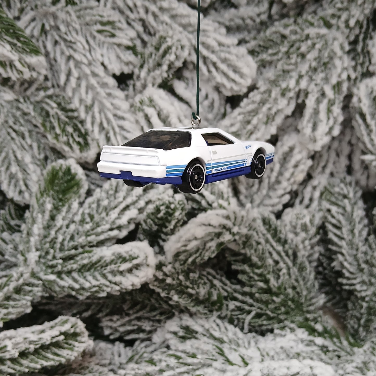 Pontiac Firebird Trans Am 1984 ornament Christmas tree decoration unique automotive xmas gift idea white