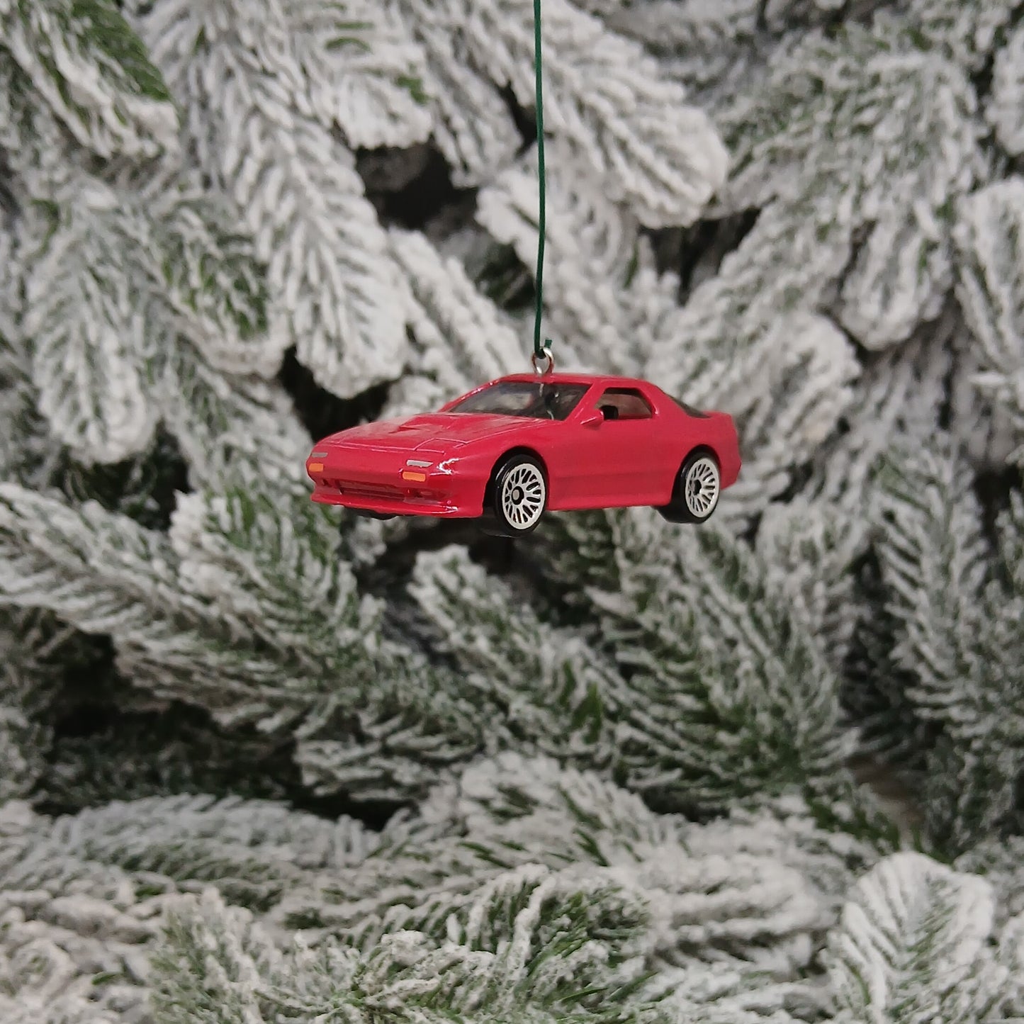 Mazda RX-7 Savanna Christmas Ornament Fun Gift Idea Unique Xmas Tree Decoration 1985-1991