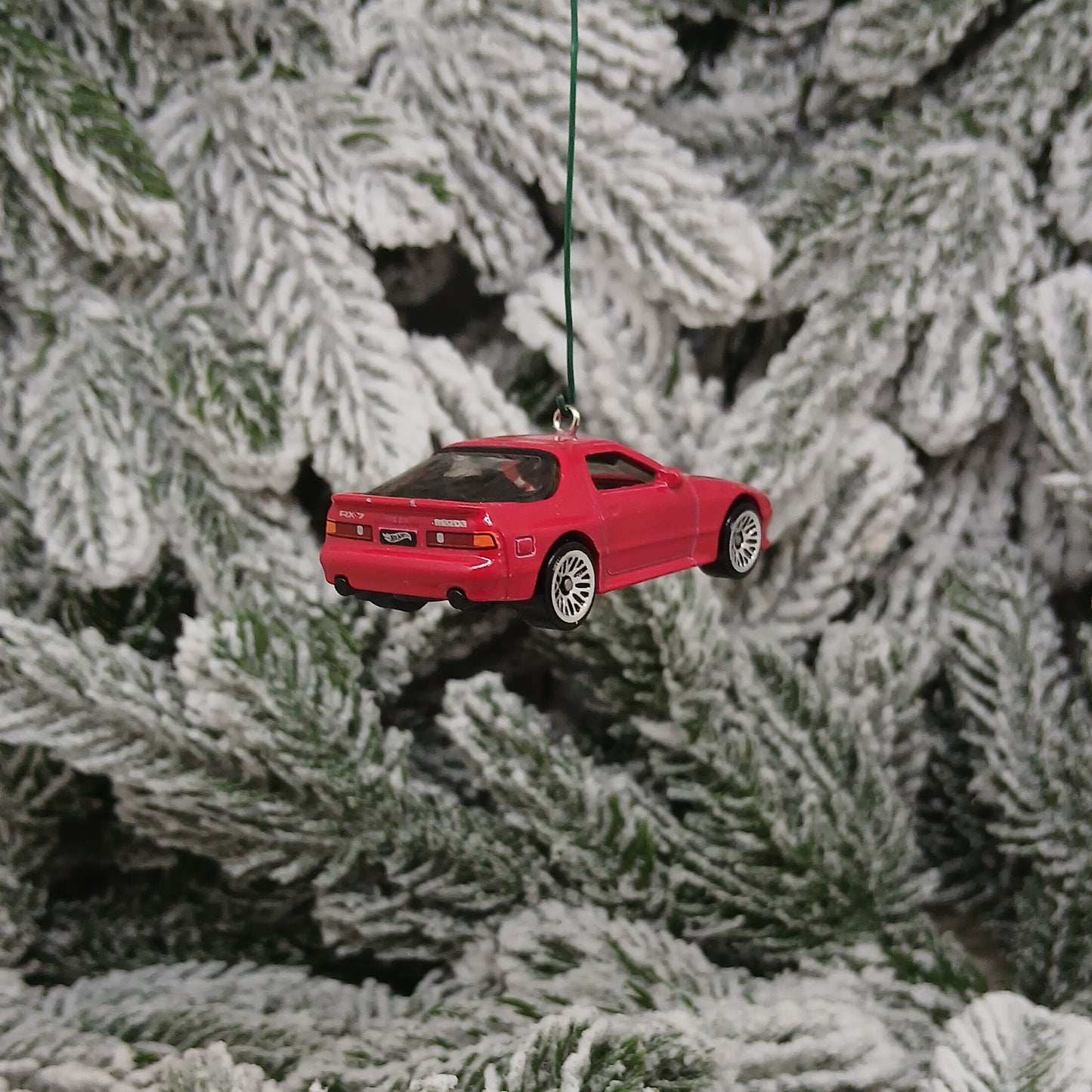 Mazda RX-7 Savanna Christmas Ornament Fun Gift Idea Unique Xmas Tree Decoration 1985-1991