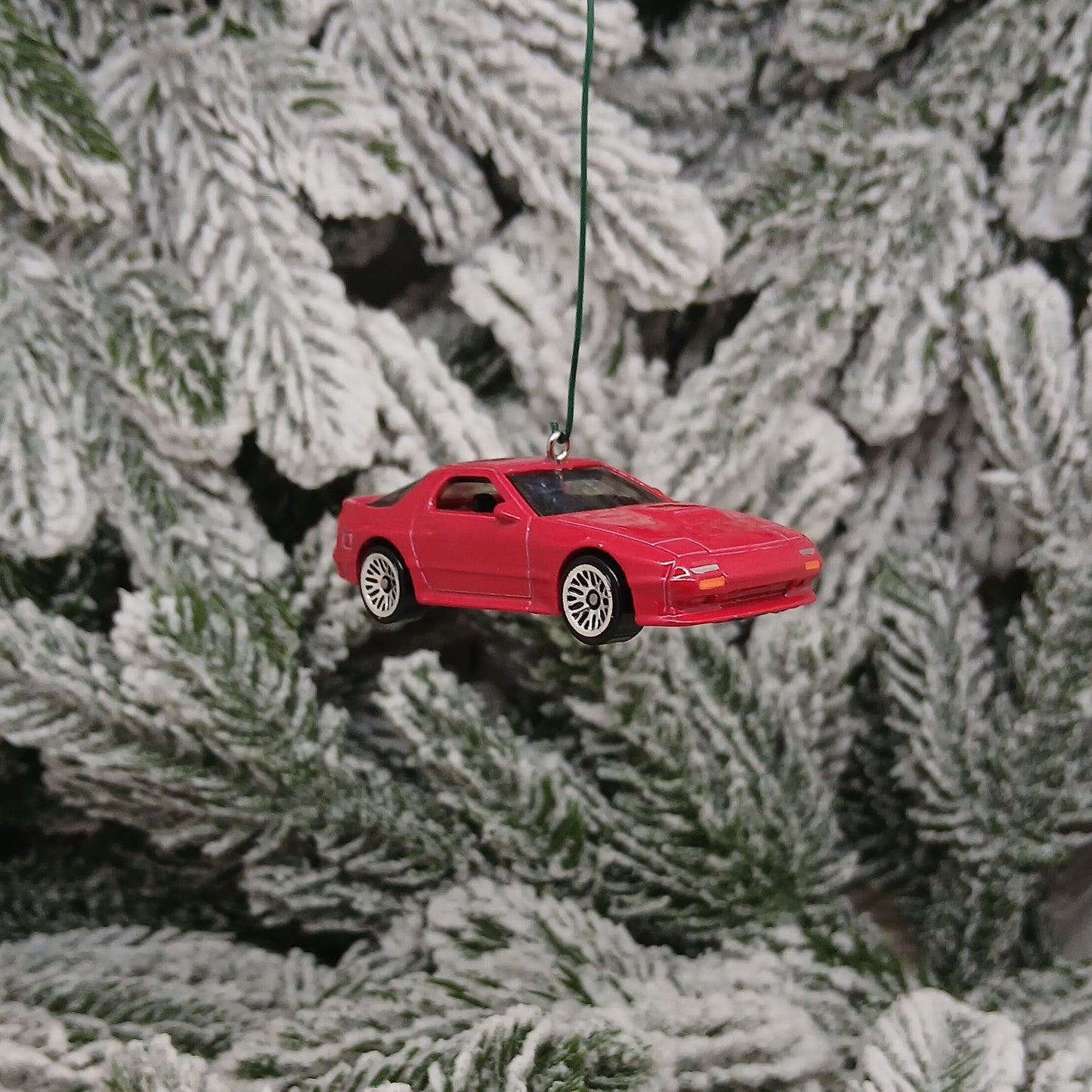 Mazda RX-7 Savanna Christmas Ornament Fun Gift Idea Unique Xmas Tree Decoration 1985-1991