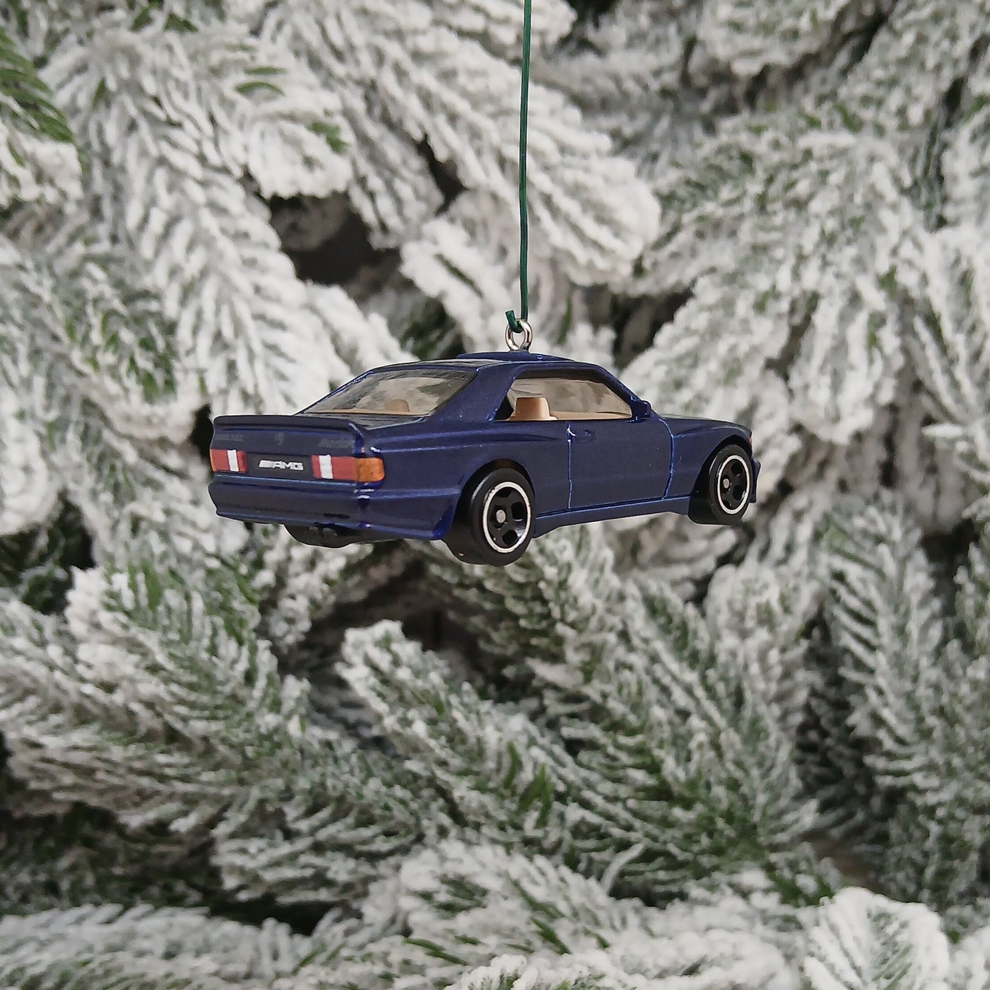 Mercedes Benz Ornament 1989 560 SEC AMG Christmas Tree Gift Decoration Blue