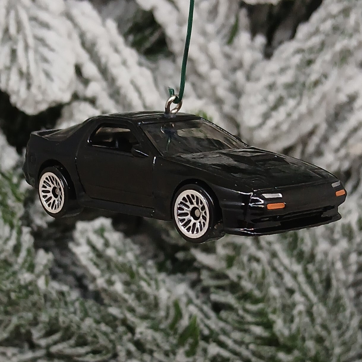 Mazda RX-7 Savanna Christmas Ornament Fun Gift Idea for Car Enthusiast or Man Cave Unique Xmas Tree Decoration 1985-1991