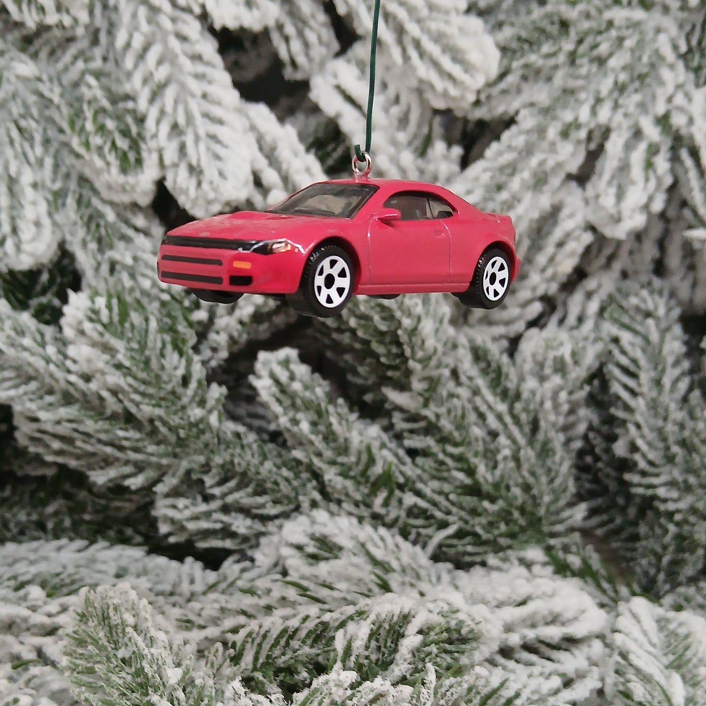 TOYOTA 1993 CELICA Ornament Christmas Gift Xmas Tree Decoration Red 1992
