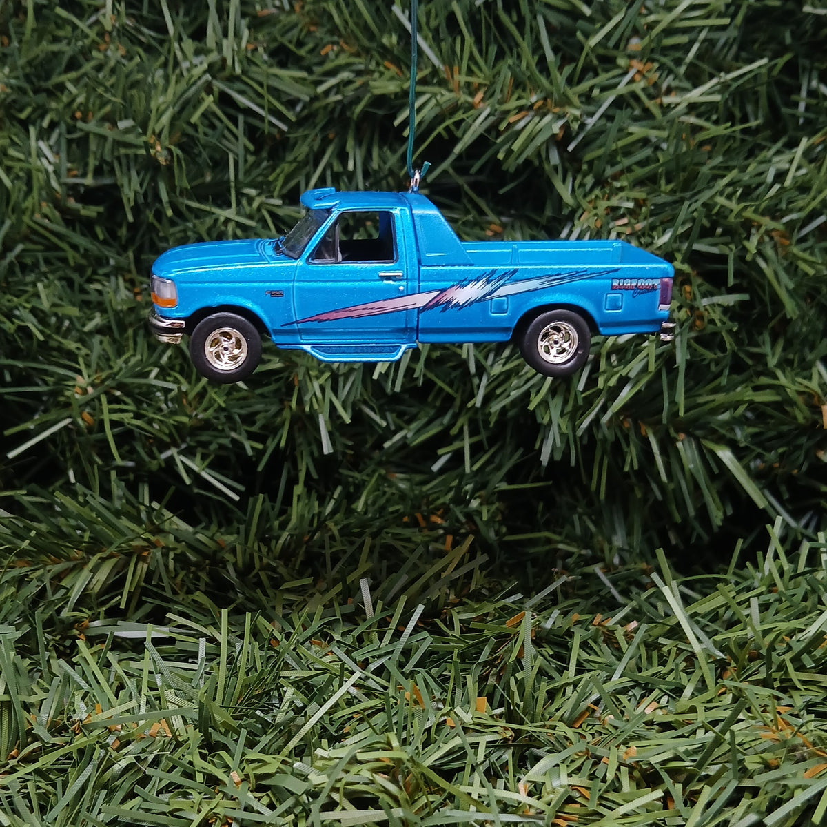 Ford F-150 Christmas Ornament 1994 F150 Pickup Truck Unique Gift Idea Xmas Decoration Blue