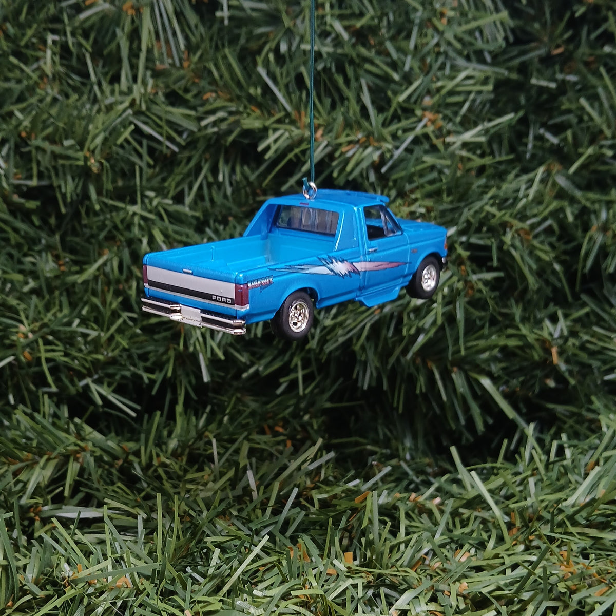 Ford F-150 Christmas Ornament 1994 F150 Pickup Truck Unique Gift Idea Xmas Decoration Blue