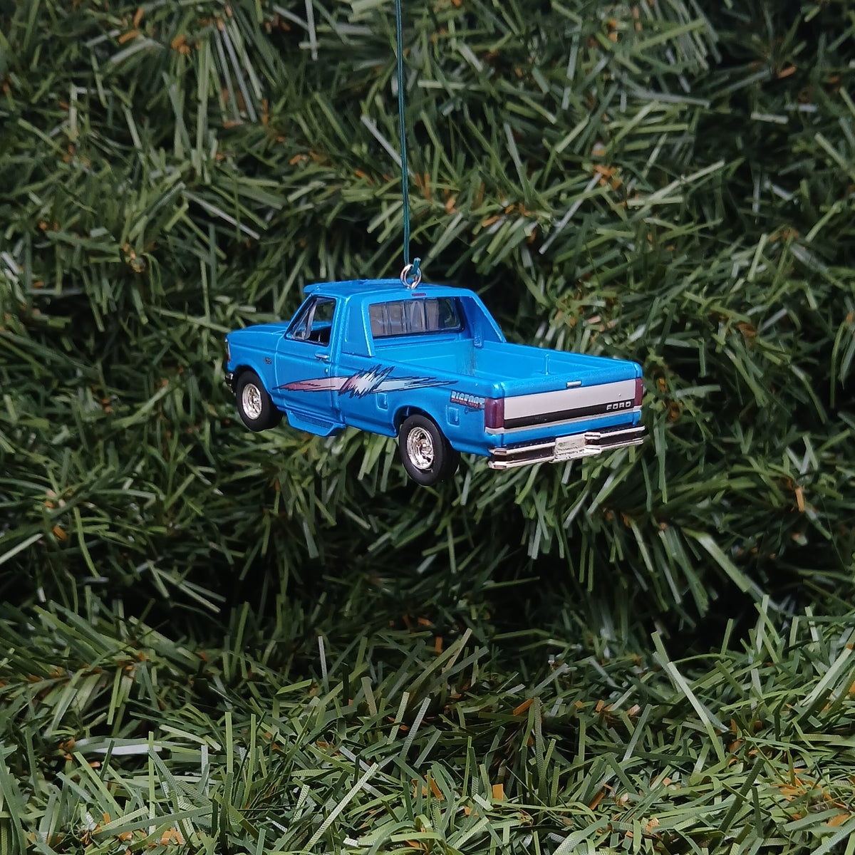 Ford F-150 Christmas Ornament 1994 F150 Pickup Truck Unique Gift Idea Xmas Decoration Blue