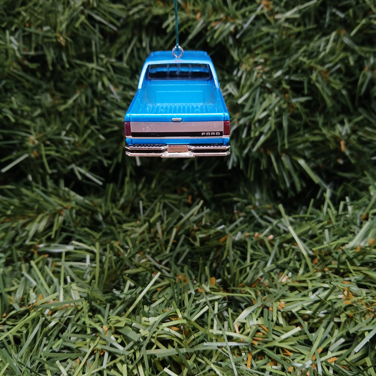 Ford F-150 Christmas Ornament 1994 F150 Pickup Truck Unique Gift Idea Xmas Decoration Blue